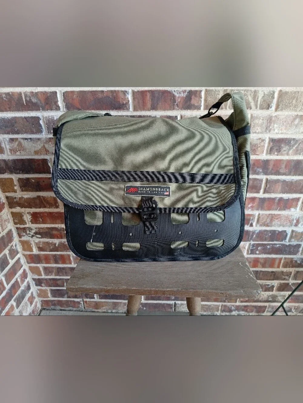 Diamondback  Olive Green and Black Tool  Bag for Men